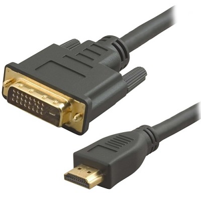 HDMI - DVI-D kábel 2m
